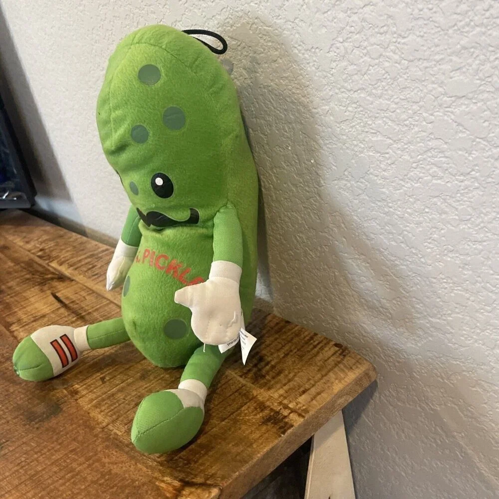 Mr. Pickle w/ Mustache Tennis Shoes Plush Stuffed Animal Toy Fiesta 15”